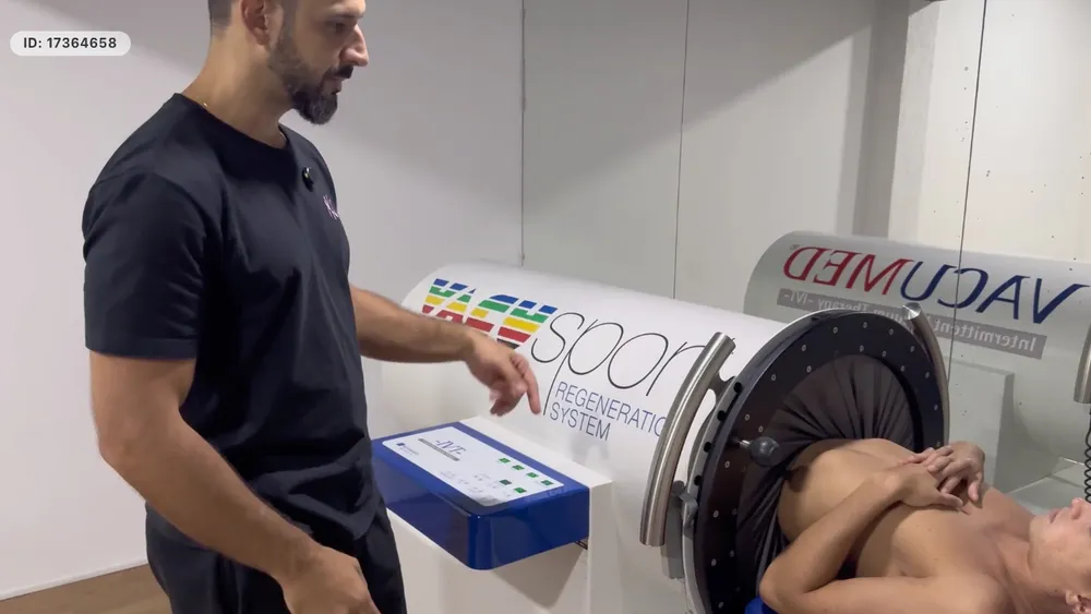 Tela de uma aula do treinamento Recovery Esportivo